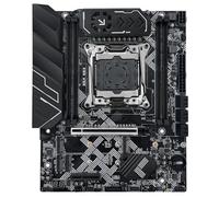 Placas Base Fit For Machinist X99 V9S Placa Base C612 Chip Compatible con RAM DDR4 CPU LGA2011-3 de Cuatro Canales con Ranura TPM M.2 Negro blindado USB3.0