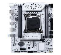 Placas Base Fit For SOYO X99 DDR4 LGA2011-3 con Ranura M 2 Compatible Chipset C612 Ventilador Blindado De Refrigeración Blanco SATA 3,0 Doble Canal