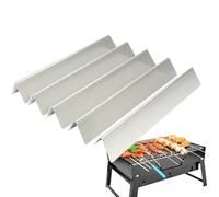 Placas Caloríficas Parrilla 5 Unidades Placas Acero Inoxidable