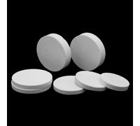 Placas cerámicas de óxido de magnesio de alta pureza y juntas circulares: soluciones de aislamiento térmico resistentes a altas temperaturas(D41*4.5)