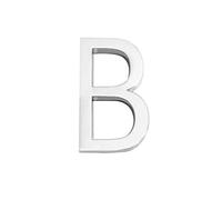 Placas con el número de la casa, 6 cm 3D, for placa de número puerta, casa, calle, buzón, pegatinas, números, piso, hotel, puertas exteriores(B)