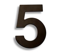 Placas con números de casa, Número de casa grande 15/20/30 cm for exteriores, acero inoxidable 304, for puerta apartamento, letrero dirección metal (n.° 0-9)(5,20cm)