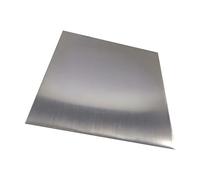 placas cuadradas de acero, Placa cuadrada de acero inoxidable 304, 5 uds., espesor de hoja pulida, 0,2-0,9mm, 100x100mm(0.25x100x100mm)