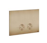 Placas de accionamiento Gessi316 para Geberit Sigma, 735, 54611726, Color: Bronce cálido cepillado PVD