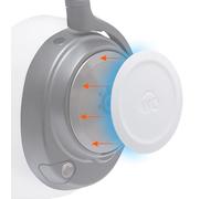Placas de Altavoz Laterales para WC para Auriculares Arctis Nova, Fabricadas por Wicked Cushions | Compatible con Arctis Nova Pro inalámbrico/Pro cableado/Nova 7/7X/7P | White