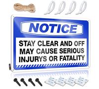 Placas de belleza listas para colgar: ten en cuenta que permanecen limpias y apagadas pueden causar lesiones graves o mortalidad, área suave para cobertizo (30 x 40 cm)