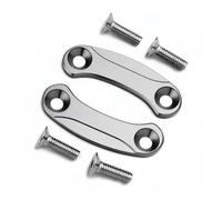 Placas de bloqueo de espejo carenado Para Kawasaki Ninja 400 Abs 2018-2024 Cubiertas De Eliminación De Espejo De Aleación De Motocicleta(Gray)