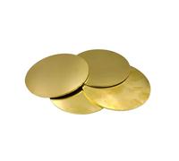 placas de bronce, Disco redondo de latón en varios tamaños for manualidades, bricolaje, reparaciones eléctricas e industriales.(0.5x60mm 2Pcs)