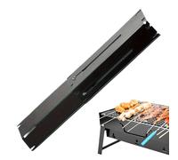Placas de calor ajustables para parrilla, placas de calor para parrilla, escudo para quemador de barbacoa, adorable y duradero, a prueba de aceite y fácil de limpiar, 1 pieza, perfecto para patio