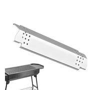 Placas de calor para parrilla, placa deflectora de llama para barbacoa | Escudo térmico para quemador de parrilla para patio, jardín, camping, picnic al aire libre, restaurante