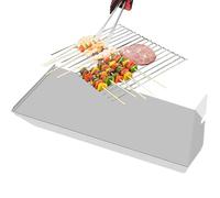 Placas De Calor,Recambio De Acero Inoxidable Resistente | Piezas Recambio Para Deflector De Calor - Para Barbacoa De Pellets Hombre Y Mujer BBQ Patio Y Jardín Camping Y Al Aire Libre