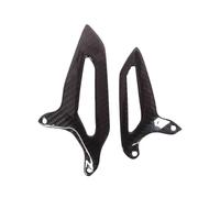 Placas de clavija de pie protectoras de talón de motocicleta de fibra de carbono V2 899 959 1199 1299 compatibles con piezas de motocicletas automotrices