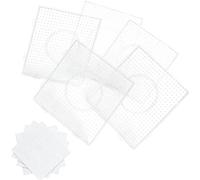Placas De Clavijas Para Abalorios Termofusibles - 5 Hojas Papel Planchar Resistente Al Calor Cuadradas 5 mm | Bandeja Plantilla Cuentas Termofusibles - Chicos y Chicas Peques Adolescentes Manualidades