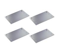 Placas de clavo - Protector de placa de clavo, 4 piezas, placa de acero autoclavado, protección de clavos para pernos, protección de pernos de madera para canales de vacío centrales, protección de