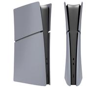 Placas de Cubierta de edición Digital para la Nueva Consola Delgada PS5, Paneles de Carcasa compatibles con la Nueva PlayStation 5 Slim Accessories Placa Frontal Protectora de Repuesto (Gris)