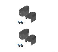 Placas de cubierta de horquilla delantera para Xiaomi para scooter eléctrico de élite, piezas de repuesto ligeras de ABS con tornillos negros 7 x 4,42 x 3,8 cm