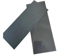 placas de fibra de carbono, 3K Carbon Fiber Sheets 100mmx250mm 0.5mm-5mm Thickness Plain Twill Matte Glossy Industrial(1.5mm Twill Glossy)