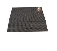placas de fibra de carbono, Industrial Carbon Fiber Sheets Cutting Processing Parts Various Finishes(Twill Matte)