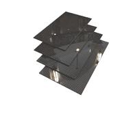 placas de fibra de carbono, Industrial Carbon Fiber Sheets Cutting Processing Parts Various Finishes(Twill Glossy)