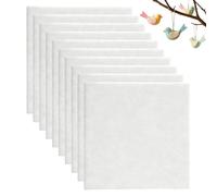Placas de fieltro blanco, 10 unidades, aprox. 28 x 28 cm, cuadradas