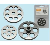 Placas De Hojas Para Picadora Carne Acero Con Carbono N° 22 - Agujero Ø 8 MM