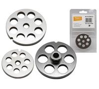 Placas De Hojas Picadora Carne Reber Acero Con Carbono N° 22 - Agujero Ø 6 20MM