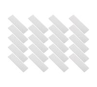 Placas de Identificación Rectangulares Pulidas | Resistentes al Deslustre Bordes Biselados y Esquinas Redondeadas, para Oficinas y Control de Accesos