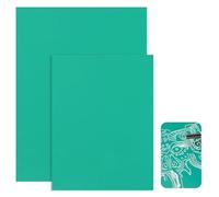 Placas de Linóleo Verde, Linóleo Para Grabad, Linóleo Grabado, Bloques de Tallado de Linolaje Para Proyectos Creativos Para Estampar, Proyectos de Manualidades e Impresión, Sellos de Bricolaje