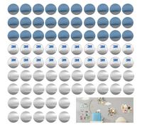 Placas de metal autoadhesivas para figuras Tonie, fuerte fuerza magnética para un agarre seguro, decoración y almacenamiento (20 mm de diámetro, 0,4 mm de grosor) (80, 2 cm)