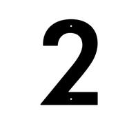 Placas De Metal Con Letras Y Números for Casa, Dirección Oficina, Color Negro, 5/6 Pulgadas, 1 Ud(2,6inch)