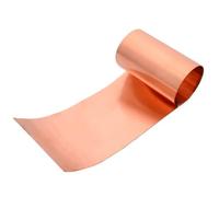placas de metal de cobre suave, Copper Sheet Roll 100mm x 1000mm Thickness 0.01-0.5mm(0.02mmx100mm)