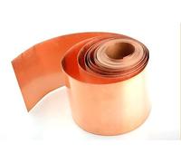 placas de metal de cobre suave, Copper Sheet T2 0.05-0.4mm x 10-50mm x 1000mm(0.1x10x1000mm)