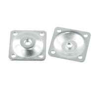 Placas de montaje for patas de muebles, paquete de 4, placas de montaje de fijación de metal, tornillos, soportes de nivelación en ángulo for mesas, sofás, sillas, almohadillas y herrajes for muebles.