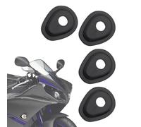 Placas de montaje para intermitentes de motocicleta, placa de luces direccionales para motocross,Placa de montaje adaptador de motocicleta 4 piezas - Placa de montaje para luces direccionales
