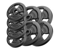 Placas de peso Marbo Sport Tri-Grip de hierro fundido set 30kg / 4x5kg + 4x2.5kg