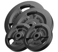 Placas de peso Marbo Sport Tri-Grip de hierro fundido set 60kg / 2x20kg + 2x10kg