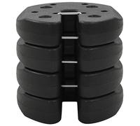 Placas de peso para cenador 4 uds hormigón negro 220x50 mm,Casa y jardín,Jardín,Artículos de exterior,Estructuras de exteriores,Accesorios para pabellones y cenadores,Pesos para cenadores-45210