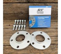Separadores 20mm 2x10mm Incl. Tornillos 5x120 72,6 para BMW Placas de Pista SCC