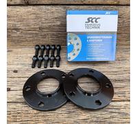 Separadores De Eje SCC Para Mini 30Mm 2X15Mm 5X120 + Tornillos Separador Negro