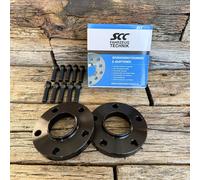 Placas de Pista 40mm 2x20mm 5x120 72,6 M14x1, 25 para BMW Separadores Negro