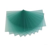 Placas de protección de lentes de soldadura de alta transparencia, 10 unidades, para seguridad del casco (115 x 95 mm)
