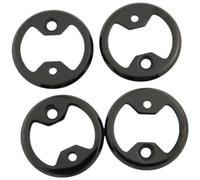 Placas de refuerzo de metal para pedales WAHOO, juego de 4 piezas, diseño ligero, peso total alrededor de 28 g, ajuste exacto garantizado (A)