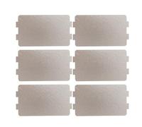 Placas de repuesto de 6 piezas para hornos microondas, placas de mica, placa de guía de ondas para calefacción eficiente