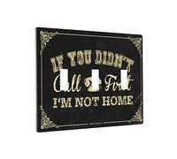Placas decorativas para interruptores y cubiertas de tomacorrientes If You Didn'T Call First I'M Not Home, cubierta de placa de pared para interruptor nostálgico, cubierta de placa de interruptor de
