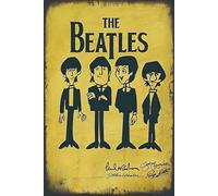 Placas Decorativas Vintage de Rock, Bandas Legendarias, 20x30 cm, para Decoración de Interiores (The Beatles)