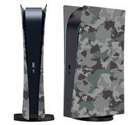 Placas faciales de edición Digital, Paneles de Carcasa para Consola PS5, Accesorios para PlayStation 5, Placa Frontal Protectora de Repuesto (Camuflaje)