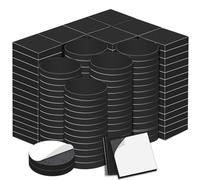 Placas magnéticas Autoadhesivas, Paquete de 300 imanes de 20 mm, imanes Adhesivos Fuertes, Cuadrados y Redondos para pizarras magnéticas, imanes Planos, imanes de Nevera