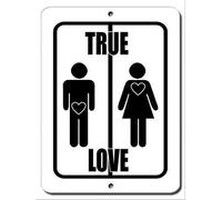 Placas Metálicas Amor Verdadero No Se Oxida Fácilmente Cartel De Metal Vendimia Letrero De Metal para Baño Pared Hogar 20X30Cm