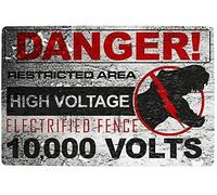 Placas Metálicas Dinosaurio Velociraptor En El Lugar De Trabajo No Se Oxida Fácilmente Letrero De Metal No Es Fácil De Deformar Cartel De Metal para Hotel Hogar Aseo 20X30Cm