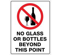 Placas Metálicas No Se Permiten Vasos Ni Botellas Más Allá De Este Punto No Es Fácil De Deformar Letrero Metálico Decoración Cartel De Metal para Cafetería Baño WC 20X30Cm